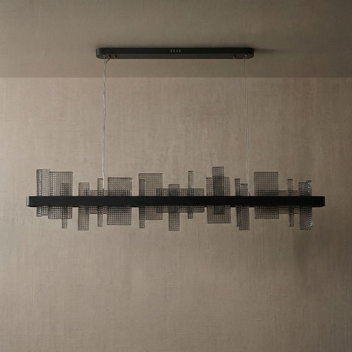 Lyra Round Glass Chandelier - view 2