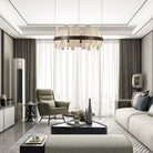 Lyra Round Glass Chandelier - view 10
