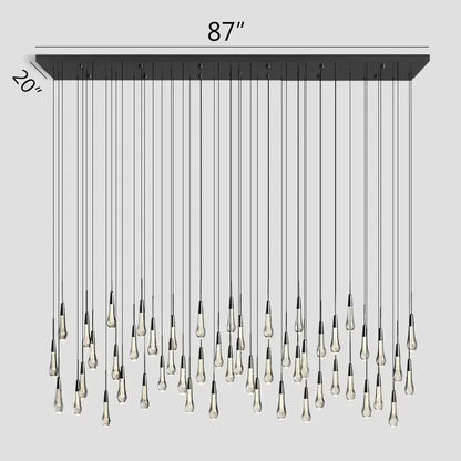 SBUtaire Linear Chandelier 37"50"70"87"120"