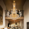 40 " French Empire Crystal Chandelier,Modern Large Crystal Chandelier 25 Lights