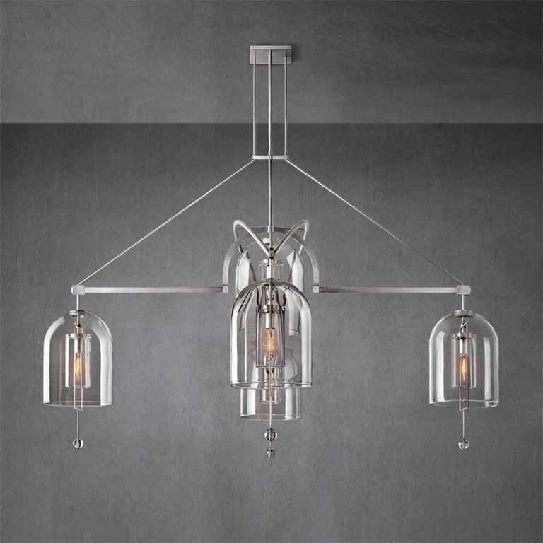 Fulcram Round Chandelier 85" -5 Lights