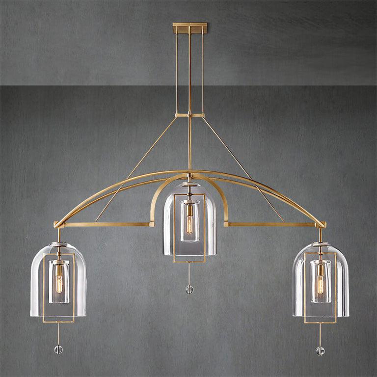 Fulcram Linear Chandelier 85" 3-Lights
