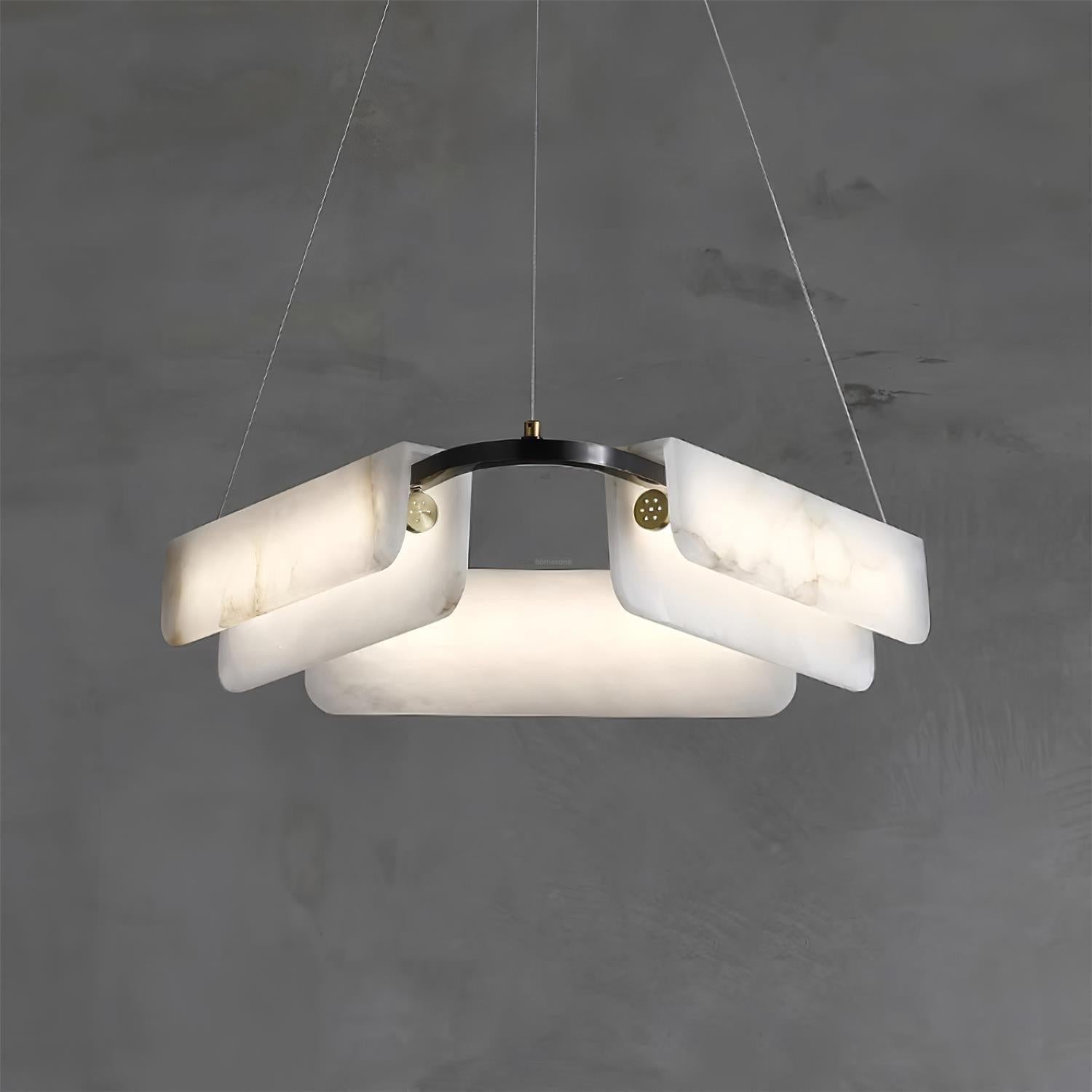 Delia Alabaster Chandelier  23.6''31.5''