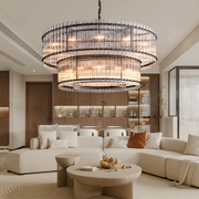 Modern San Marco Two-tier Round Luxury Chandelier Light 60"
