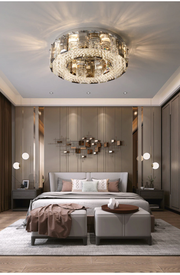 Blushlighting® Loano | Modern Gorgeous Drum Ceiling Crystal Chandelier