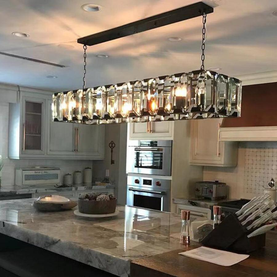 Harlew Crystal Rectangular Chandelier42''54''62''74"