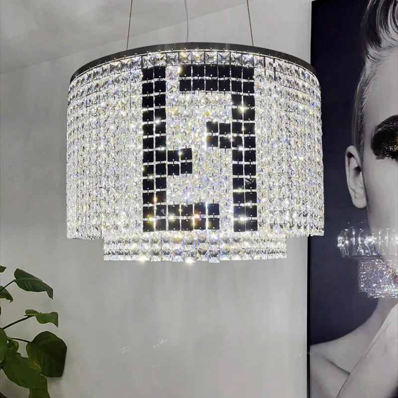 Fendi Modern Crystal Chandelier