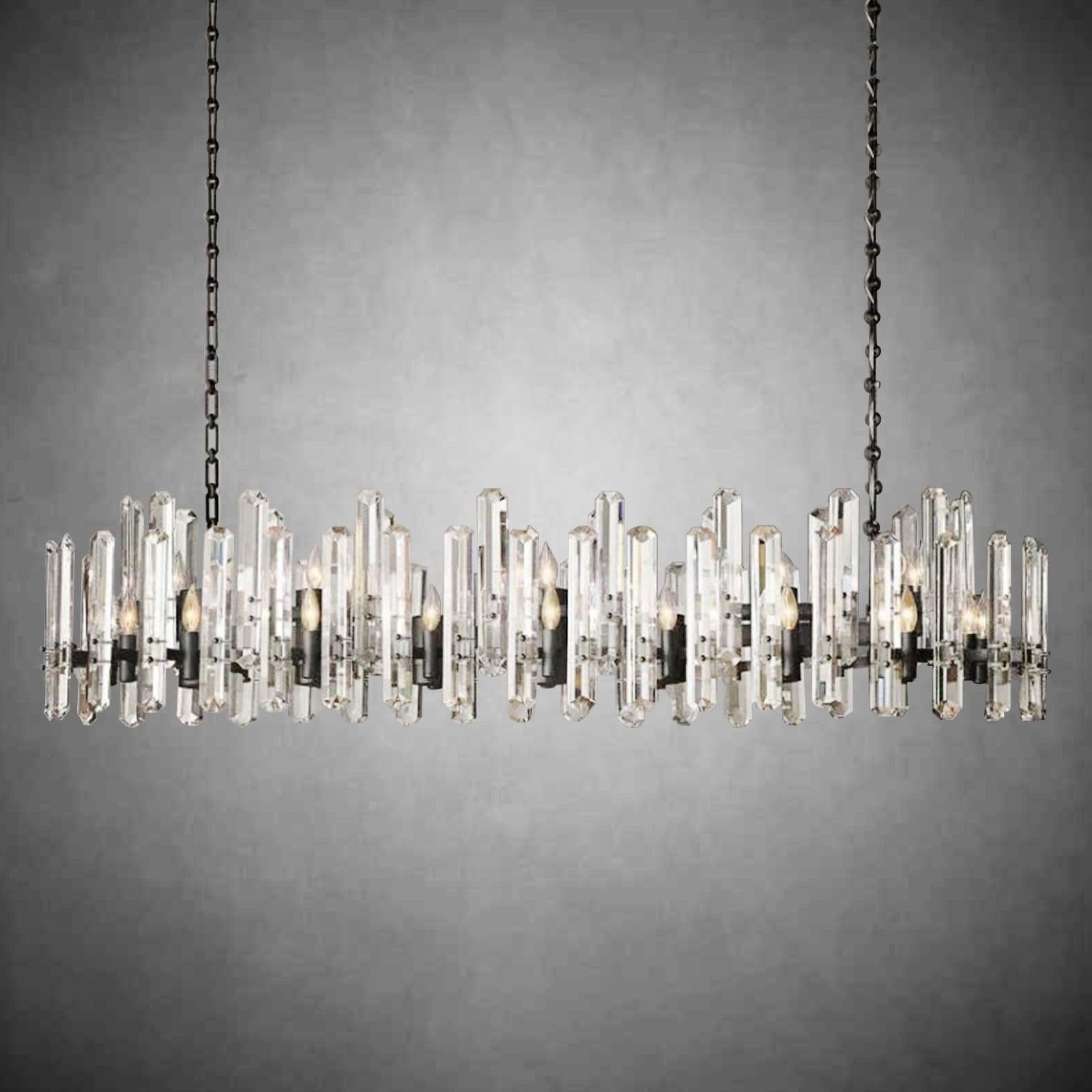 Bonington Rectangular chandelier  54” 72"