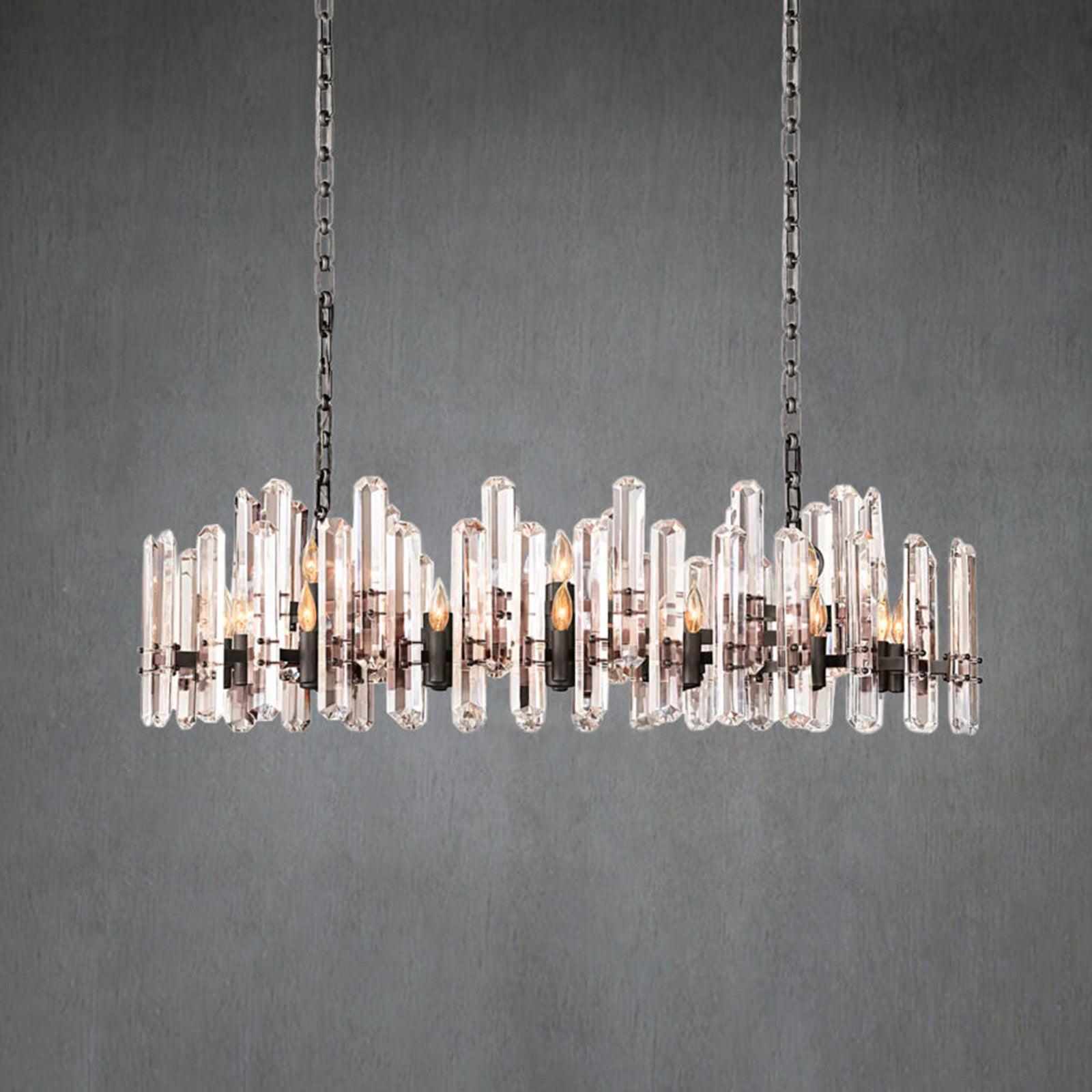 Bonington Rectangular chandelier  54” 72"