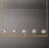 Boule De Cristal Clear Glass Minimalist Linear Chandelier Light 48"