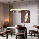 Drake Single-Ring Crystal Chandelier - view 13