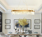 Blus Lighting Arsen Oval Crystal Chandelier