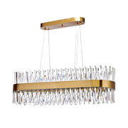 Blus Lighting Arsen Oval Crystal Chandelier