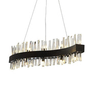 Blus Lighting Arsen Wave Crystal Chandelier