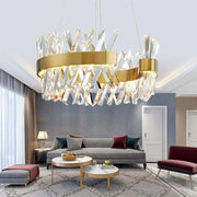 Blus Lighting Arsen Open Round Crystal Chandelier