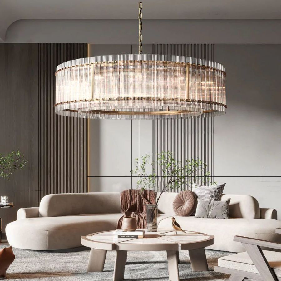 Sun Marcus Round Chandelier 60''