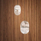 Alabaster Oval Pendant 5.9" D 7.1" D-Blushlighting