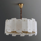 Alabaster Lorry Round Chandelier 20" 31" chandeliers for dining room,chandeliers for stairways,chandeliers for foyer,chandeliers for bedrooms,chandeliers for kitchen,chandeliers for living room Kevin Studio Inc   