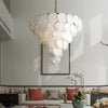 kaleena Alabaster Multi-Tiered Round Chandelier For Living Room, Upscale Chandelier Lighting