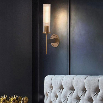Cannel Industrial Single Candle Wall Sconce