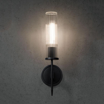 Cannel Industrial Single Candle Wall Sconce