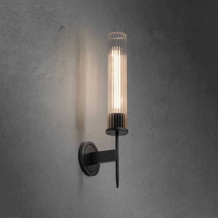 Cannel Industrial Single Candle Wall Sconce