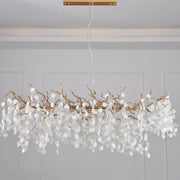 Blus Lighting Zosia Creative Brass Branch Chandelier, Modern Ceiling Lighting Chandelier for Living Room