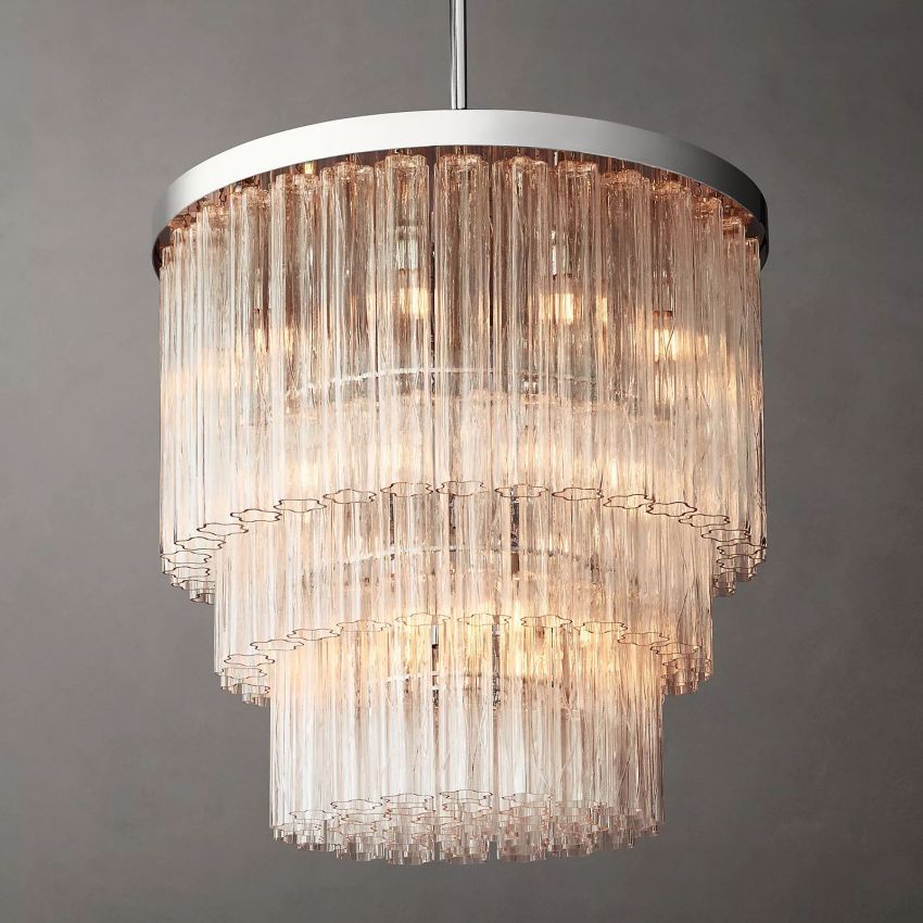 Caelo 3-Tier Round Chandelier 36''