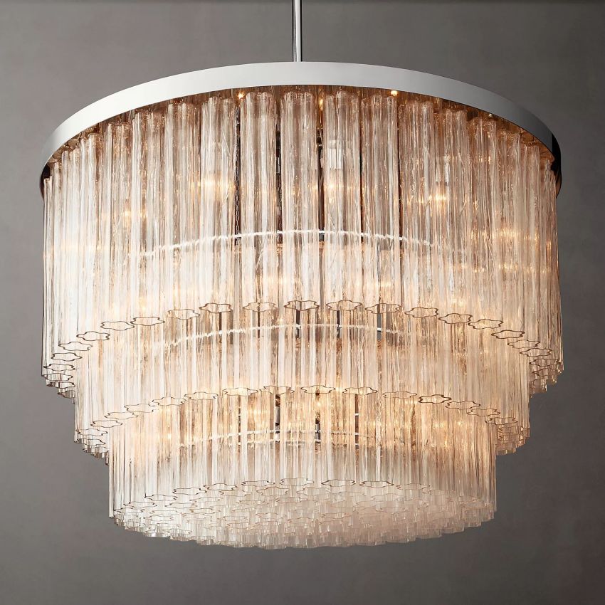 Caelo 3-Tier Round Chandelier 48''