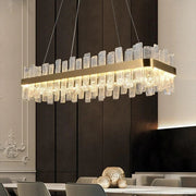 Andrea Rectangular Crystal Chandelier