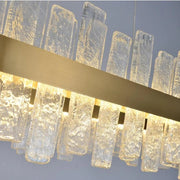 Andrea Rectangular Crystal Chandelier