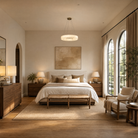 Anello Modern Round Alabaster Chandelier