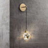 Angelia Faceted Crystal Prisms Wall Sconce (Cord) - blushlighting