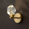 Angelia Faceted Crystal Prisms Short Wall Sconce - thebelacan