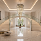Aria Crystal Halo Chandelier