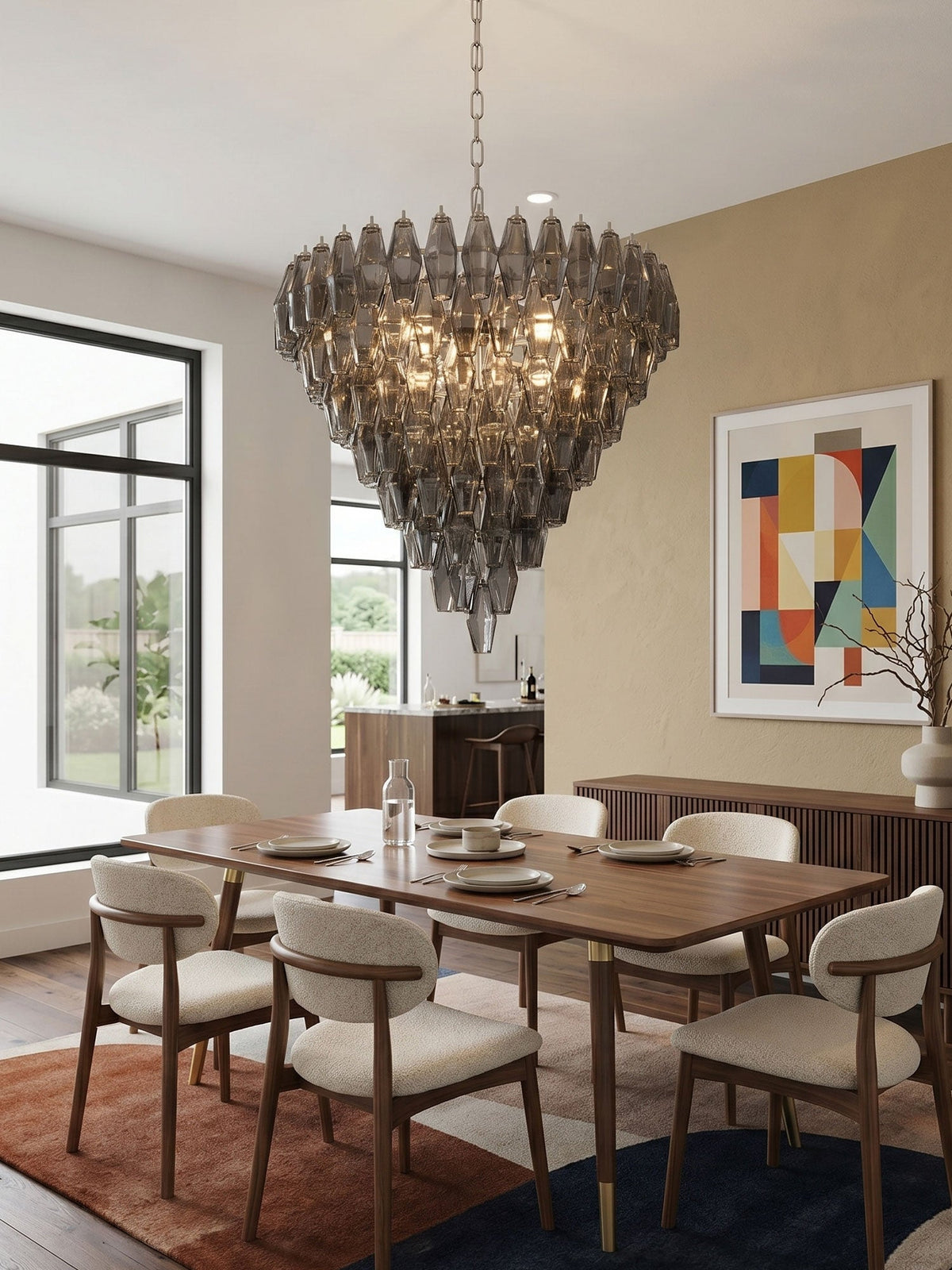 Asti Glass Chandelier - Vakkerlight