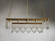 Aubrey Crystal Ball Rectangular Chandelier 47'' 60''