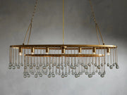 Crystal Ball Aubrey 7 Light Oval Chandelier