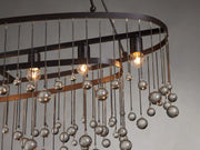 Aubrey Crystal Ball 7 Light Chandelier