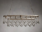 Aubrey Crystal Ball 7 Light Chandelier