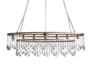 Aubrey Crystal Ball 7 Light Chandelier