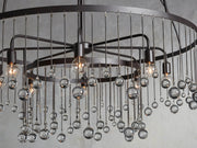 Aubrey Crystal Ball Round Chandelier 5 Light / 8 Light