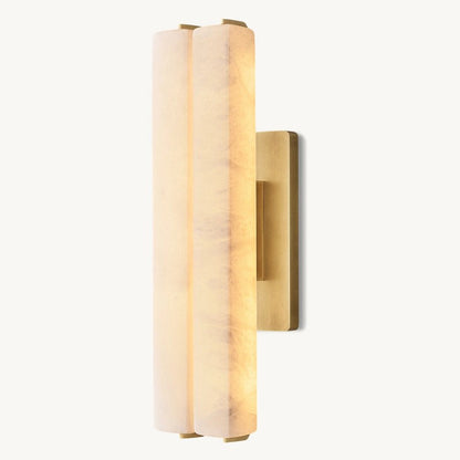 Auduban Alabaster Double Sconce