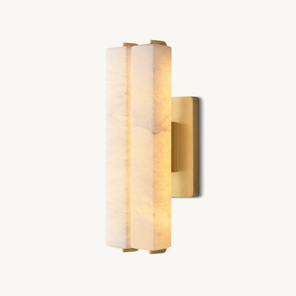 Auduban Alabaster Double Sconce