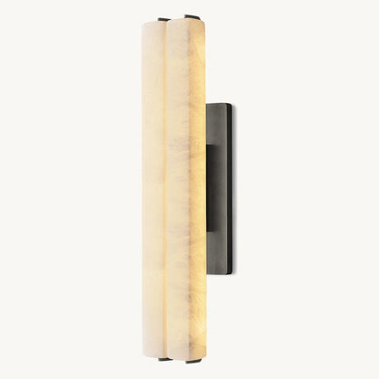 Auduban Alabaster Double Sconce