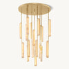 Audon Alabaster Round Chandelier 40"