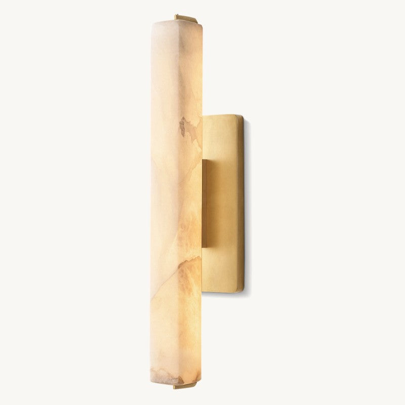 Auduban Alabaster Single Sconce