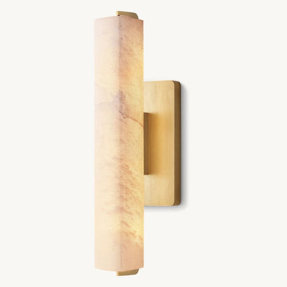 Auduban Alabaster Single Sconce