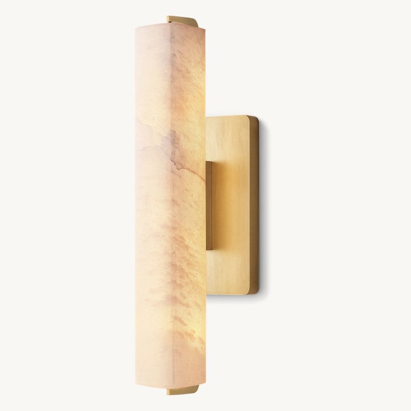 Auduban Alabaster Single Sconce