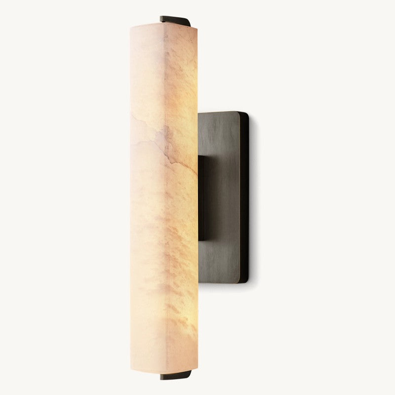 Auduban Alabaster Single Sconce